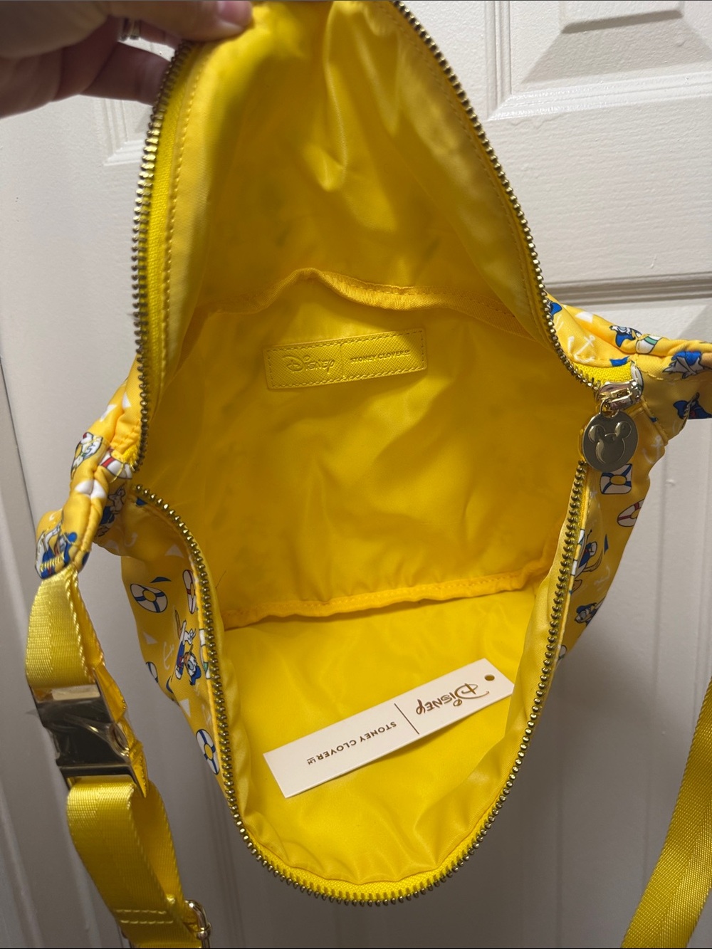 Stoney Clover Lane Donald Duck Print jumbo Fanny Pack - Picture 3 of 3